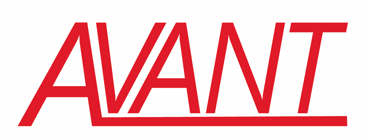 The logo features the word "AVANT" in bold red letters with a modern, stylized design