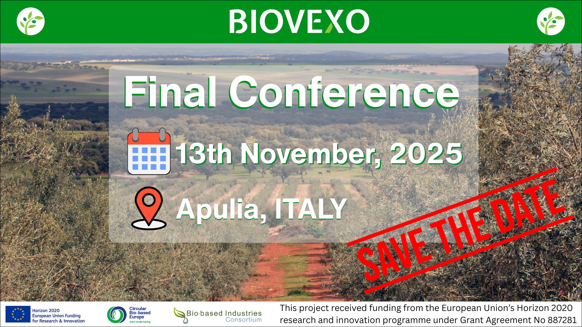 SAVE THE DATE: BIOVEXO Final Conference